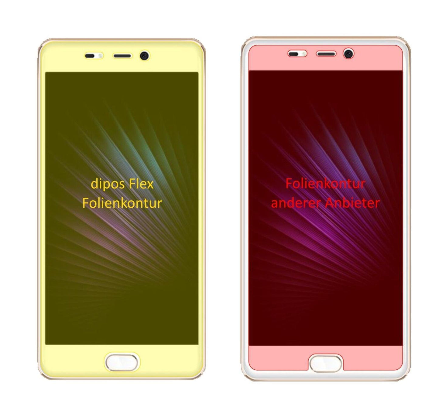 2x 3D Full Cover Schutzfolie für Leagoo T5 (1)
