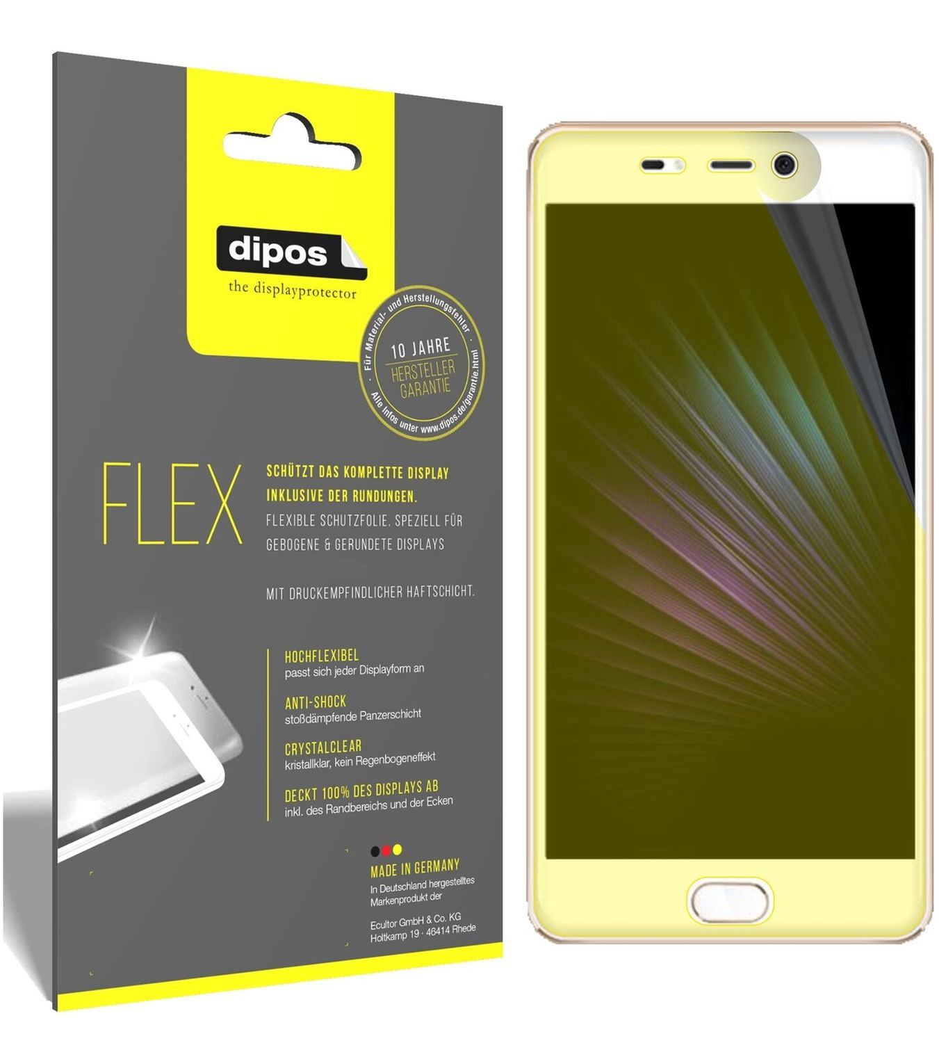 2x 3D Full Cover Schutzfolie für Leagoo T5 (2)