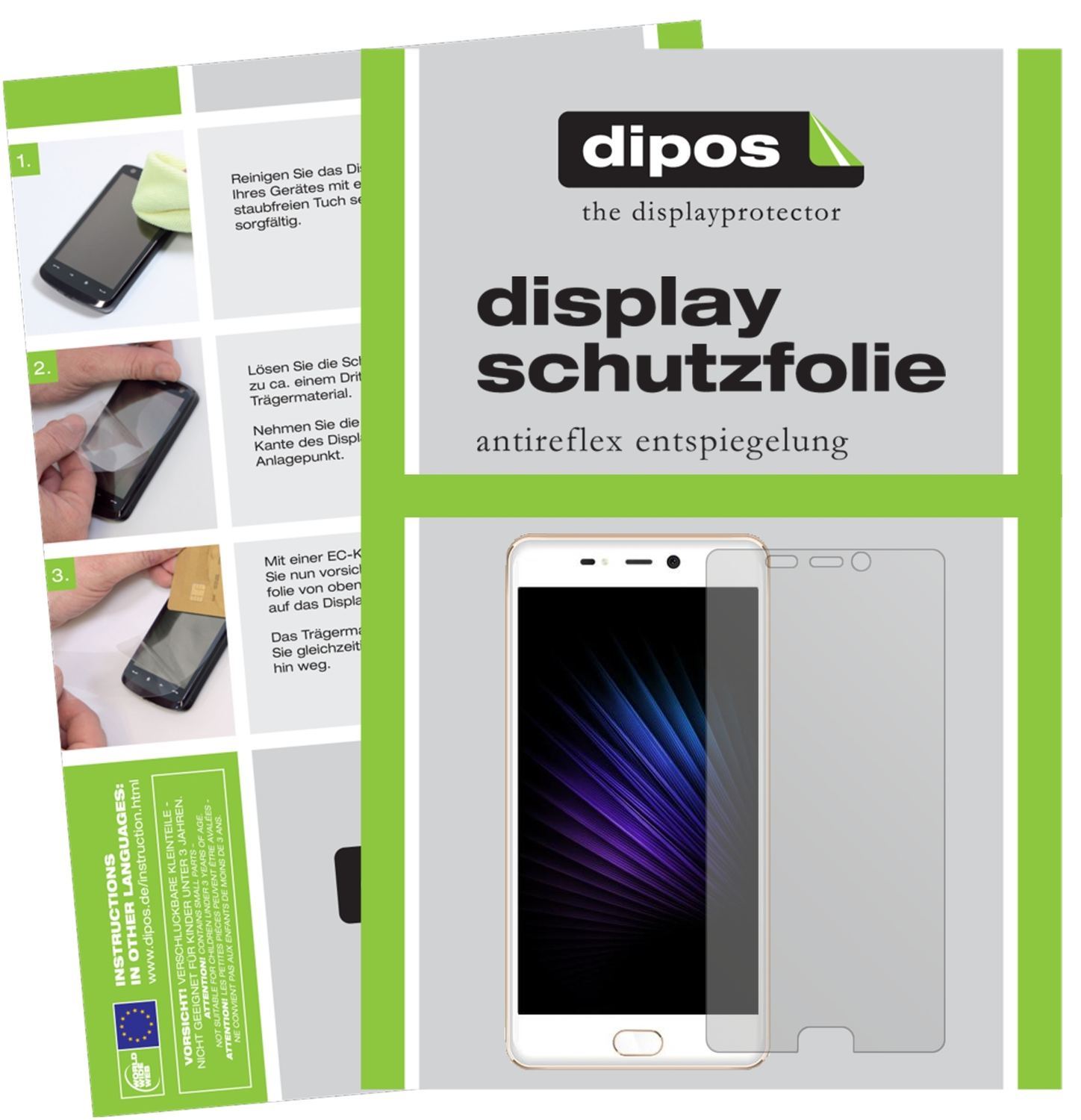 6x Schutzfolie matt für Leagoo T5 Display-Schutzfo (1)
