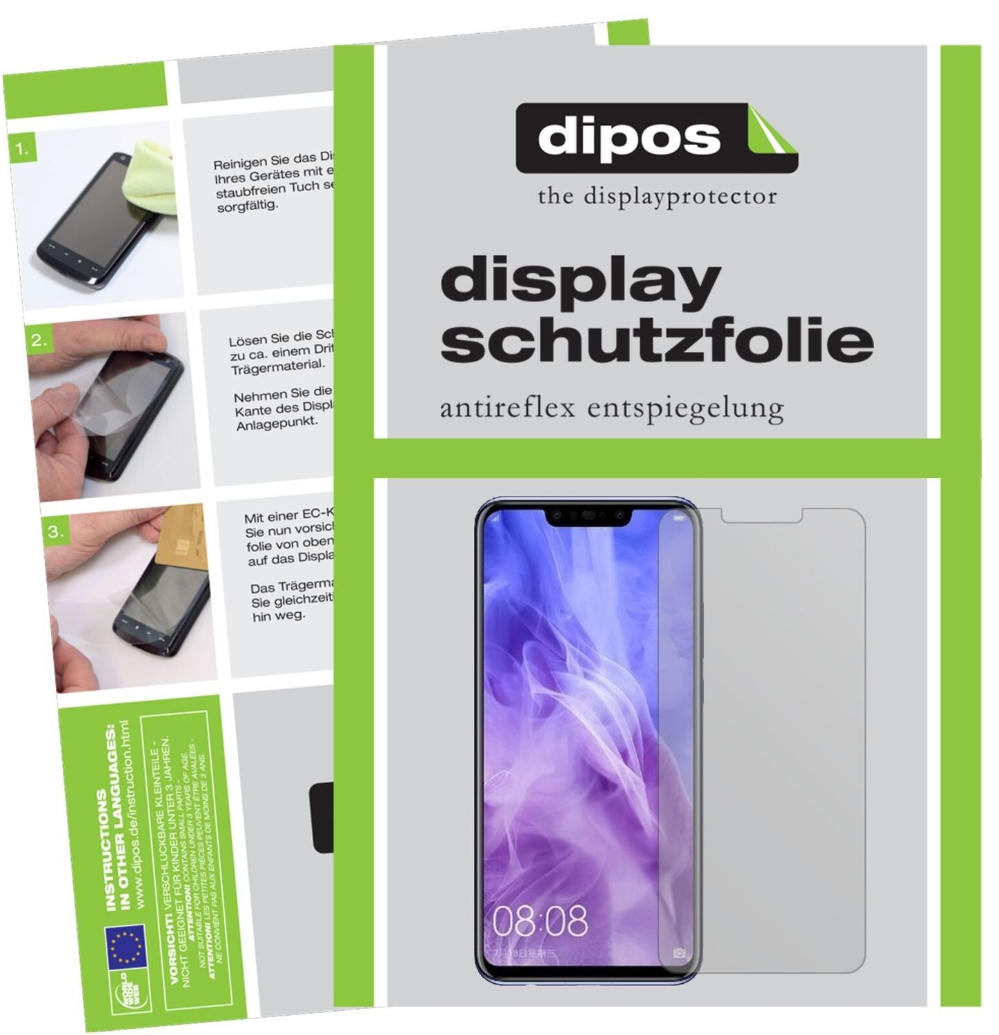 5x Schutzfolie matt für Huawei Nova 3 Display-Schu (2)