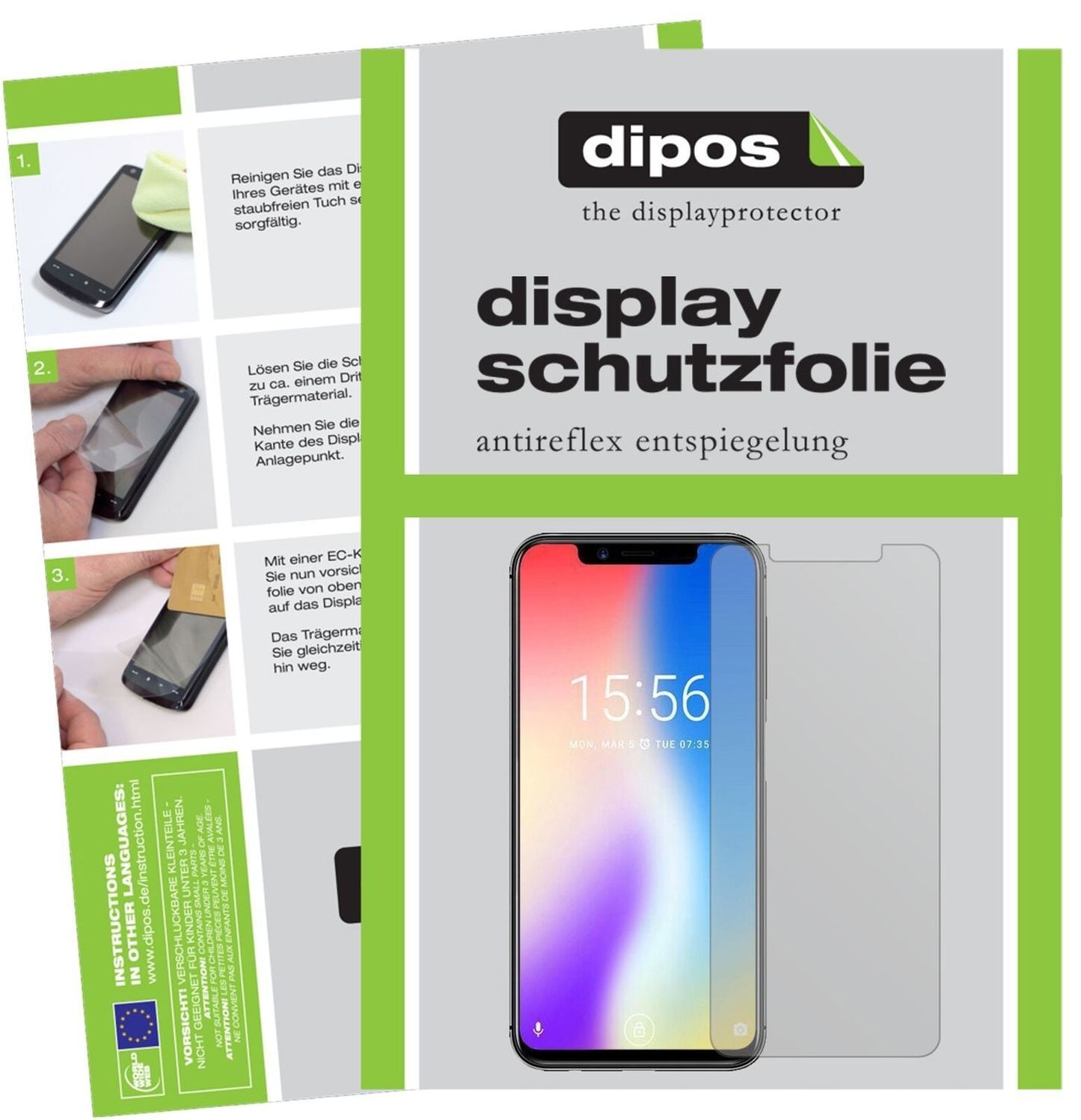 1x Schutzfolie matt für Umidigi One Pro Display-Sc (2)