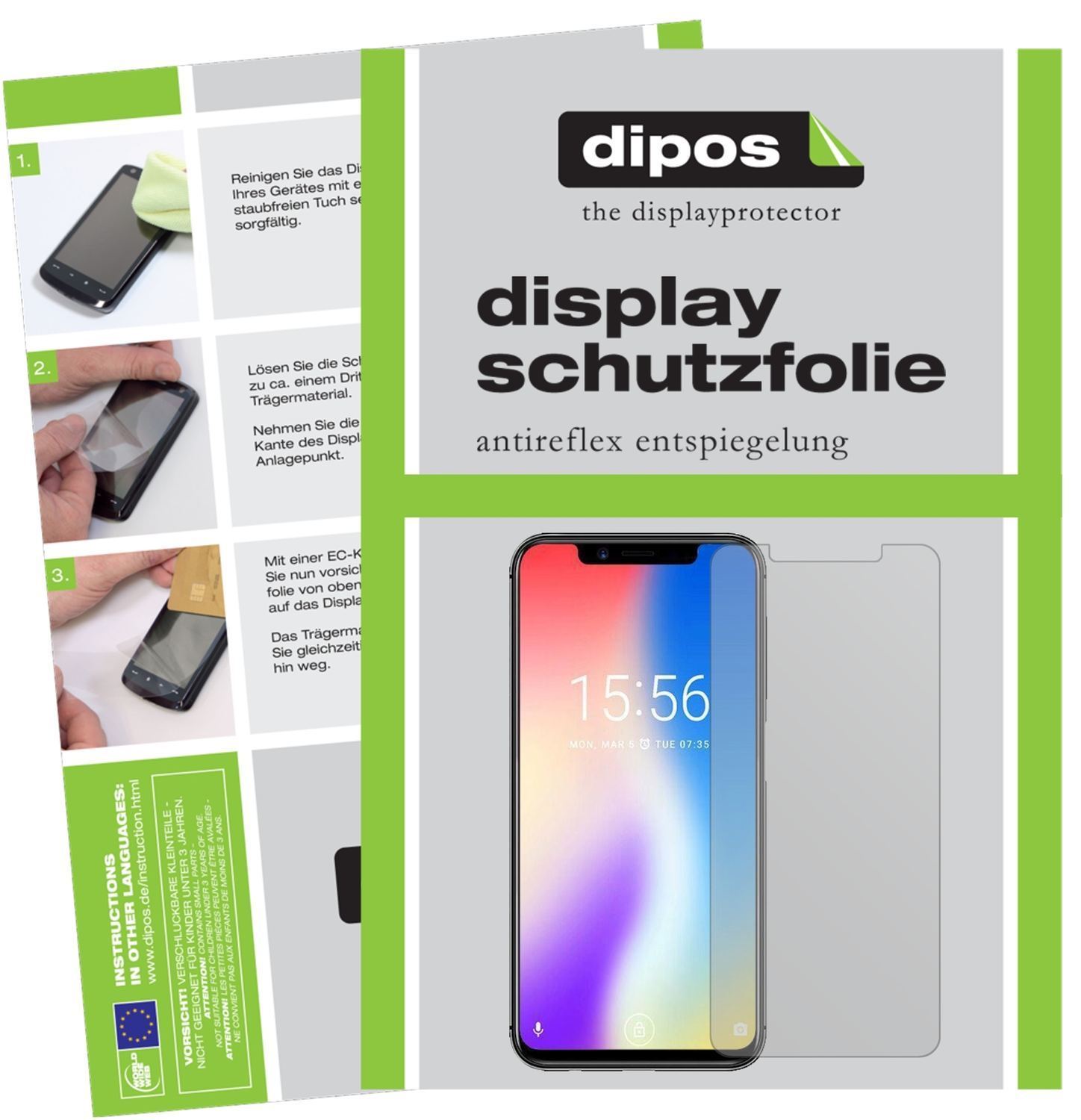 6x Schutzfolie matt für Umidigi One Pro Display-Sc (1)