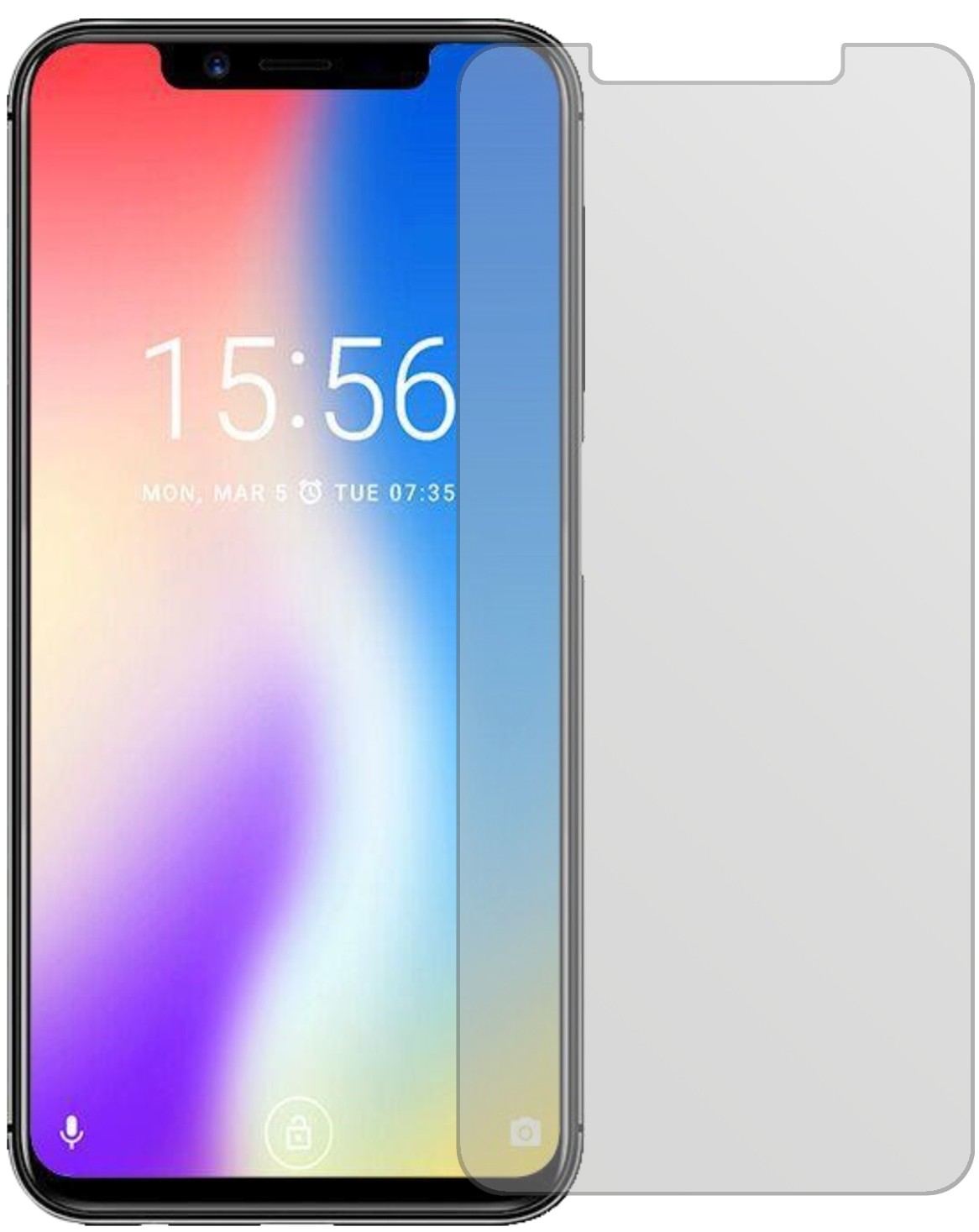 6x Schutzfolie matt für Umidigi One Pro Display-Sc (2)