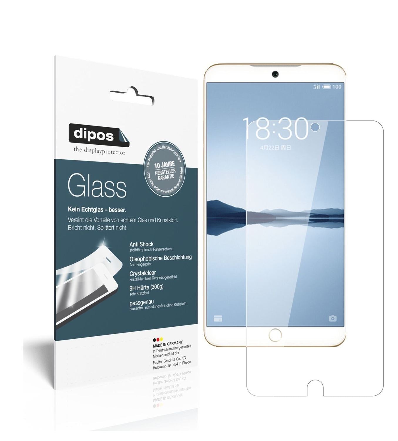 1x 9H Schutzfolie für Meizu 15 Plus Panzerfolie (2)