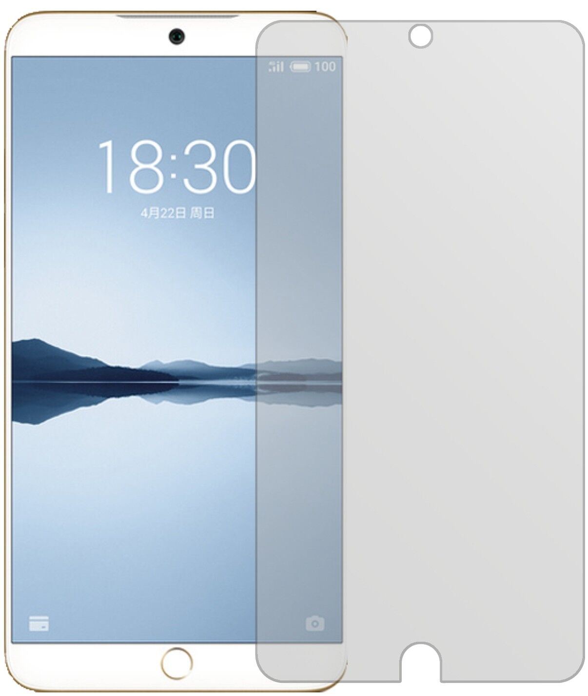 5x Schutzfolie matt für Meizu 15 Plus Display-Schu (1)