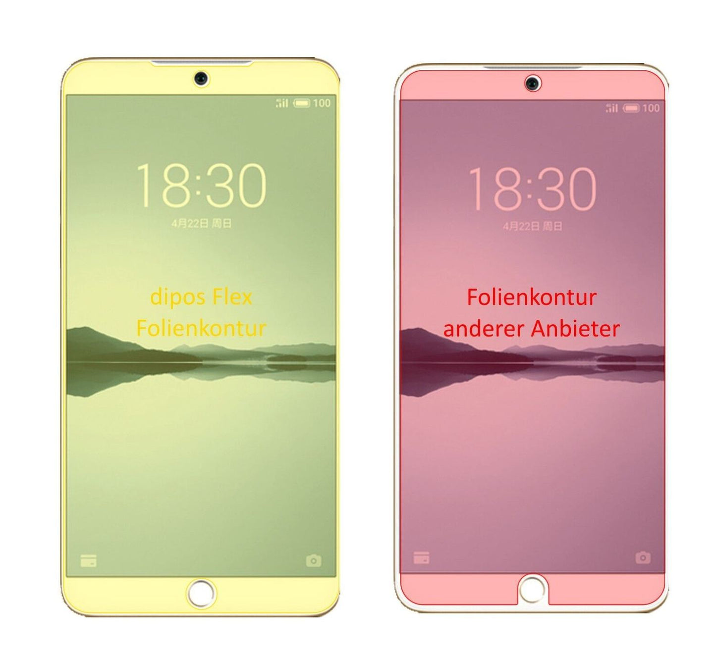 2x 3D Full Cover Schutzfolie für Meizu 15 (1)