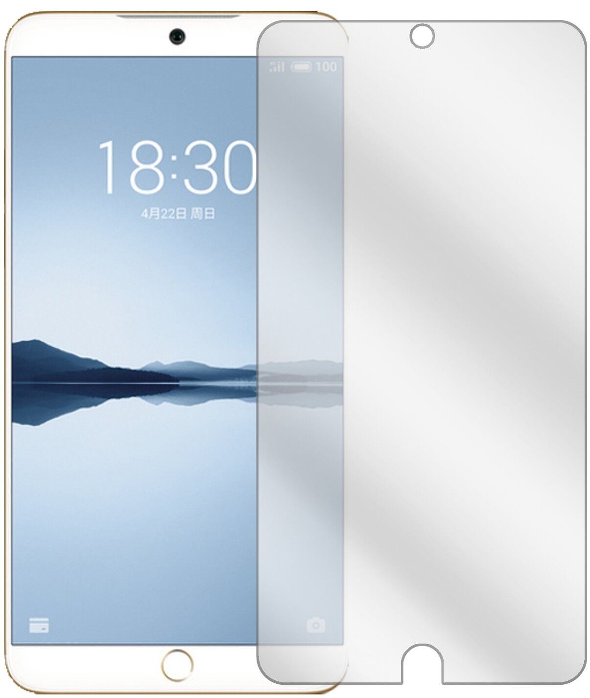 5x Schutzfolie klar für Meizu 15 Display-Schutzfol (1)