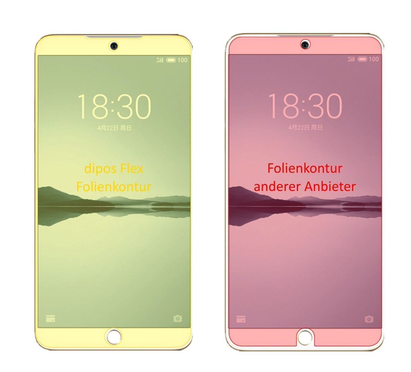 3x 3D Full Cover Schutzfolie für Meizu 15 Plus (2)