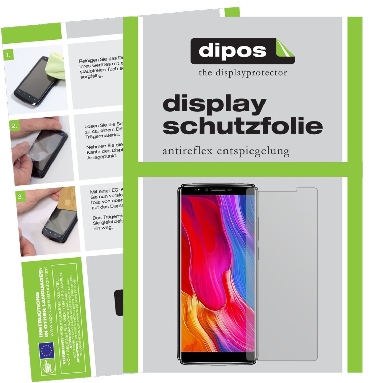 6x Schutzfolie matt für Oukitel K8 Display-Schutzf (1)