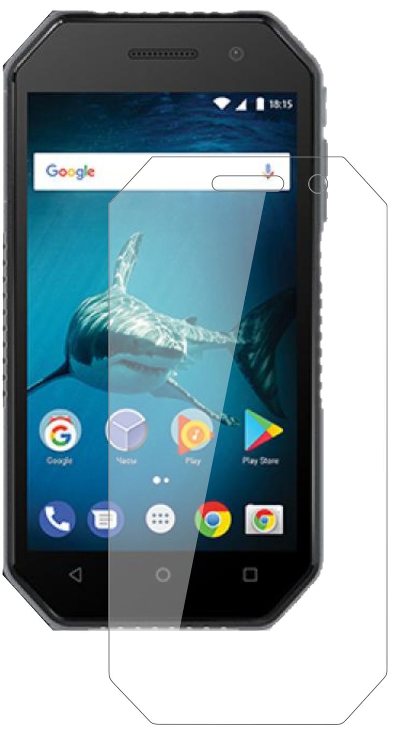 2x 9H Schutzfolie für BQ Mobile 4077 Shark Mini Pa (2)