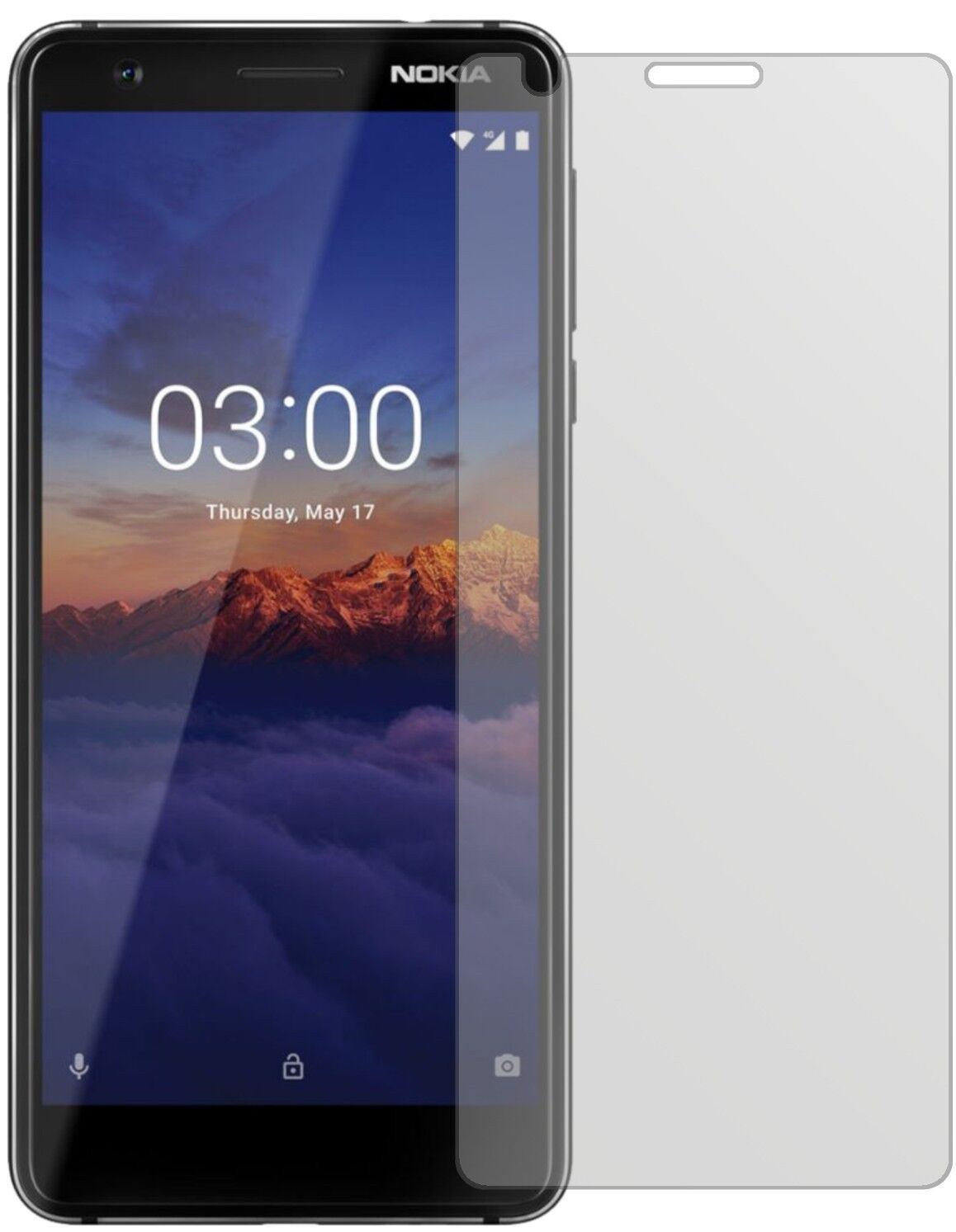 5x Schutzfolie matt für Nokia 46025 Display-Schutz (1)