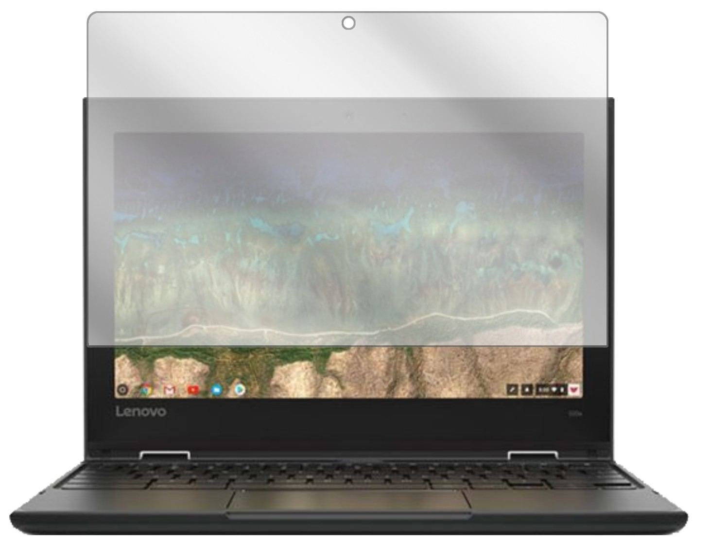 2x Schutzfolie klar für Lenovo 500e Chromebook Dis (2)