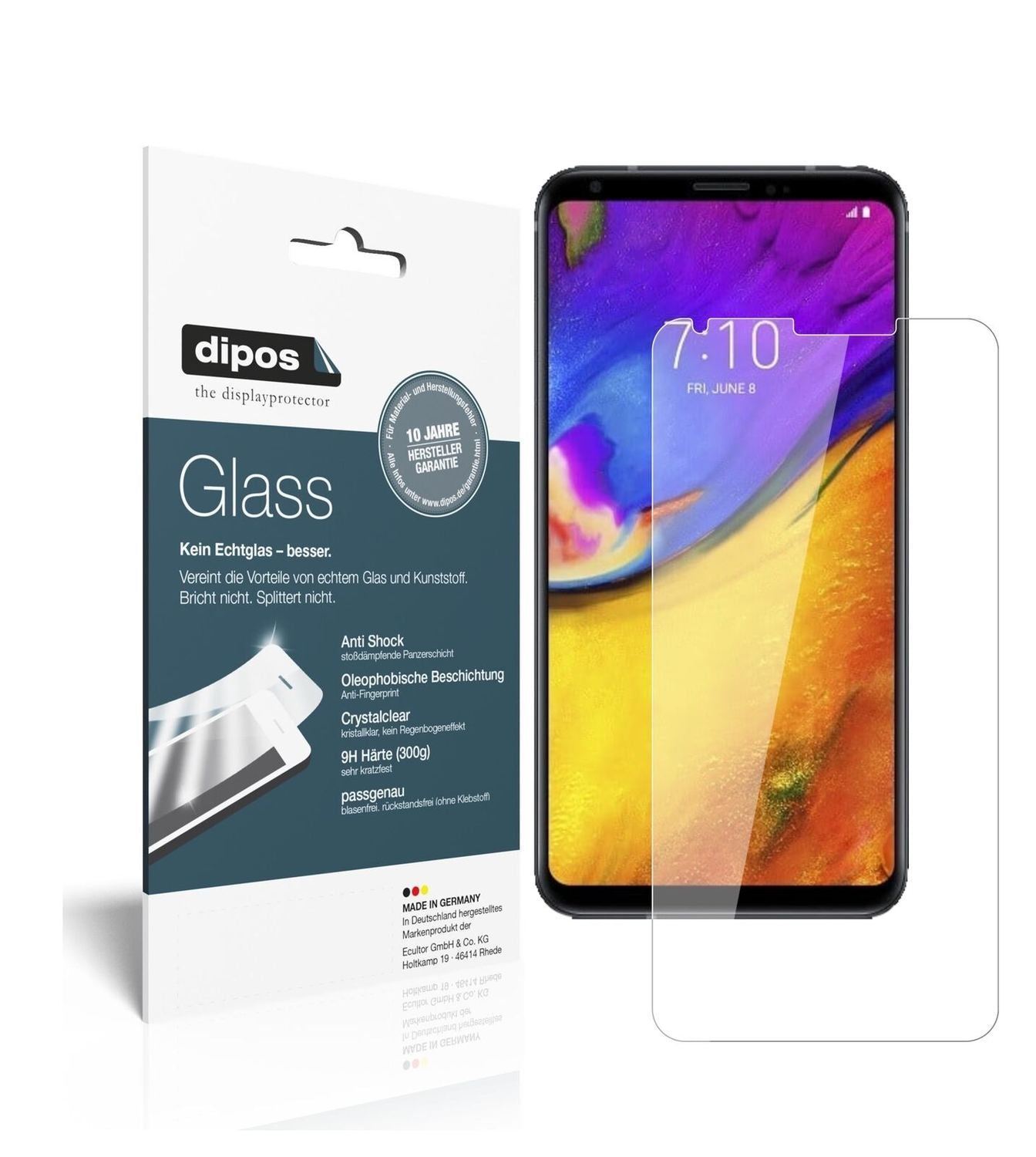 1x 9H Schutzfolie für LG V35 ThinQ Panzerfolie (2)