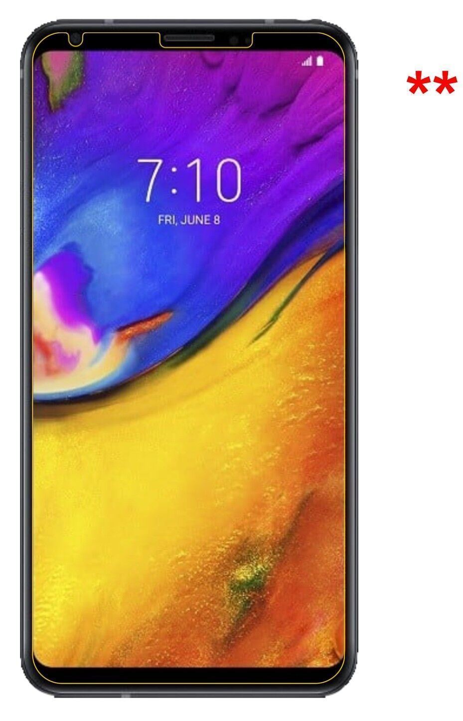 5x Schutzfolie matt für LG V35 ThinQ Display-Schut (6)