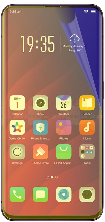 3x 3D Full Cover Schutzfolie für Oppo Find X (3)