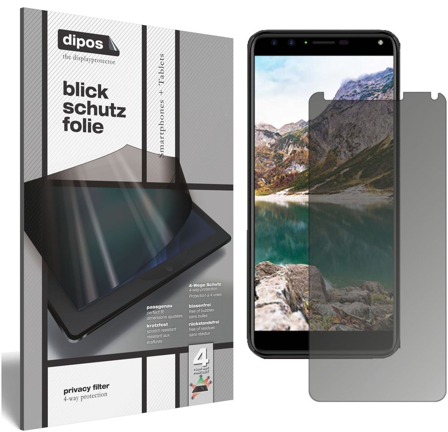 Blickschutzfolie für Cherry Mobile Flare S6 Plus m (2)