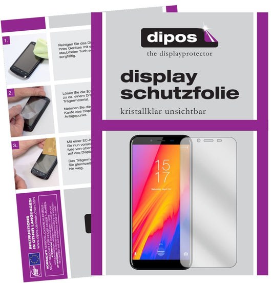4x Schutzfolie klar für HomTom S99 Display-Schutzf (1)