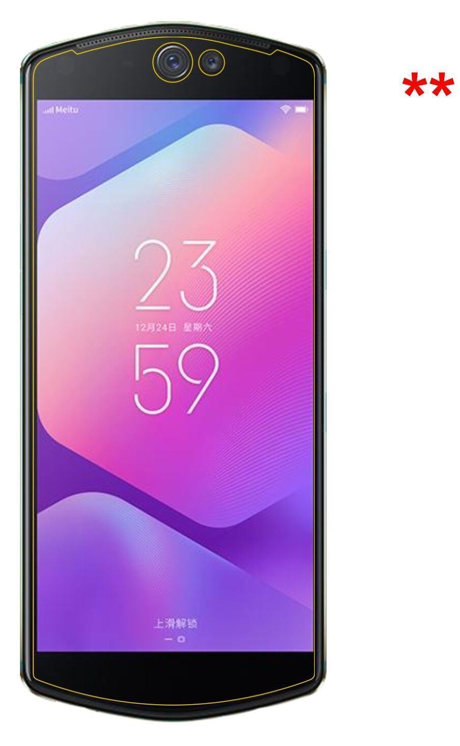 5x Schutzfolie matt für Meitu T9 Display-Schutzfol (6)