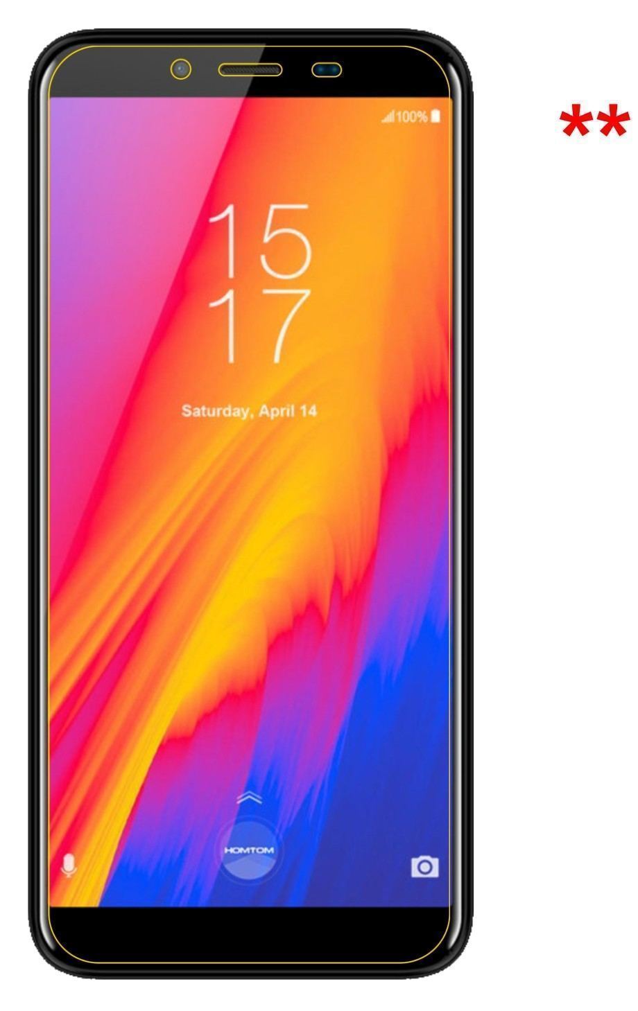 Blickschutzfolie für HomTom S99 matt Schutzfolie P (5)