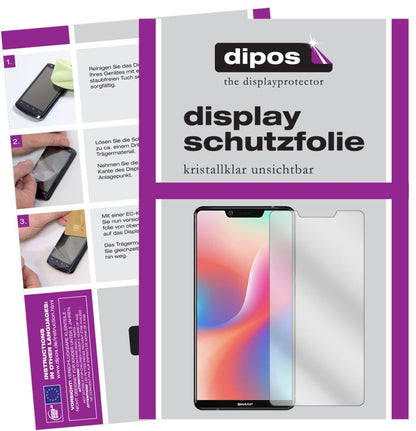 6x Schutzfolie klar für Sharp Aquos S3 High Editio (1)