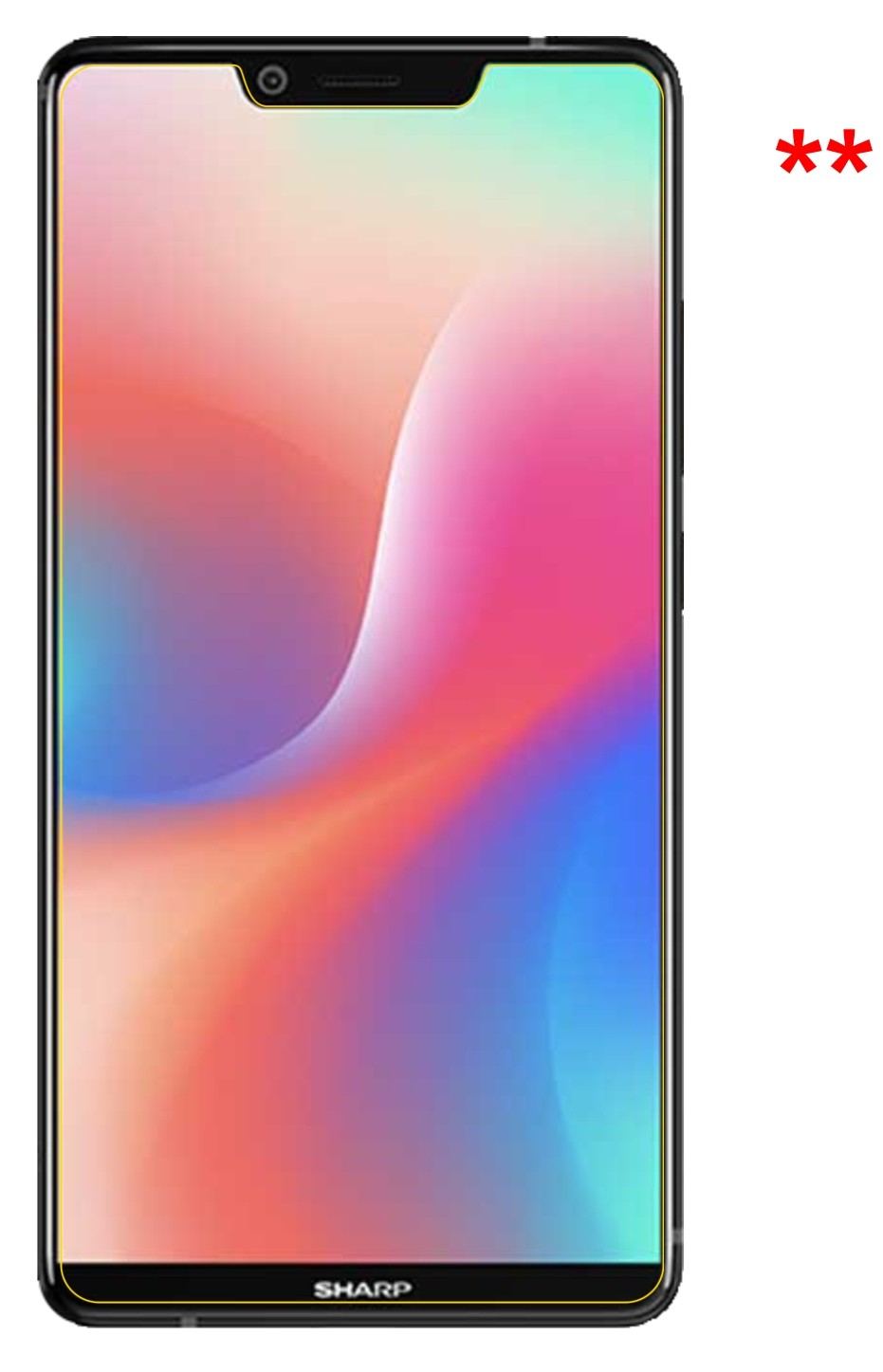 6x Schutzfolie klar für Sharp Aquos S3 High Editio (5)