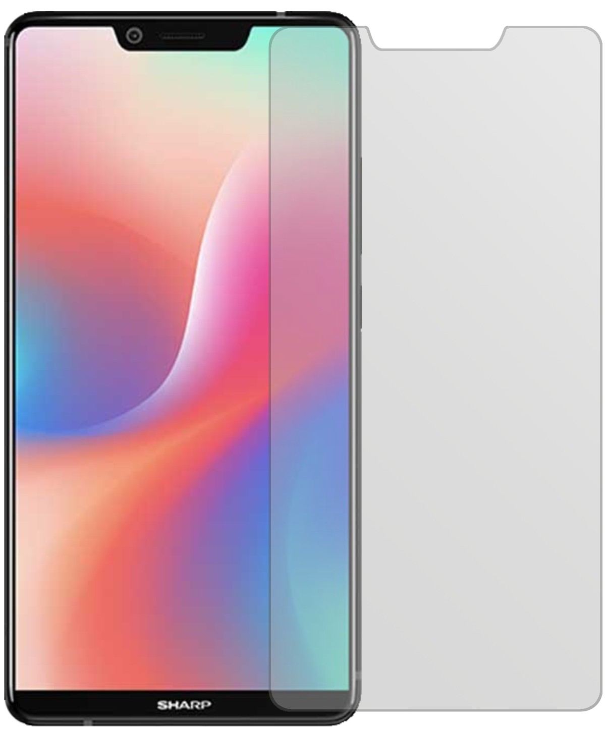 2x Schutzfolie matt für Sharp Aquos S3 High Editio (2)