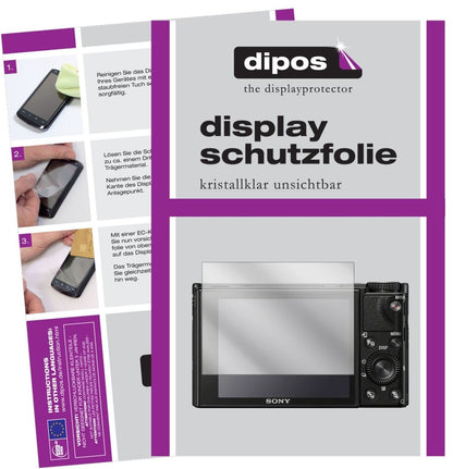 5x Schutzfolie klar für Sony DSC RX100 VI Display- (2)