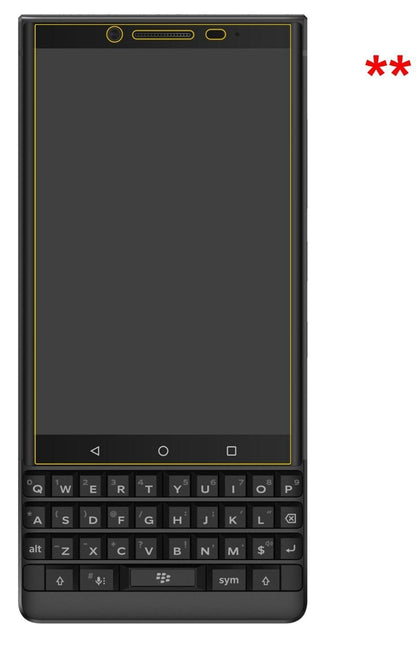 6x Schutzfolie matt für Blackberry Key 2 Display-S (6)