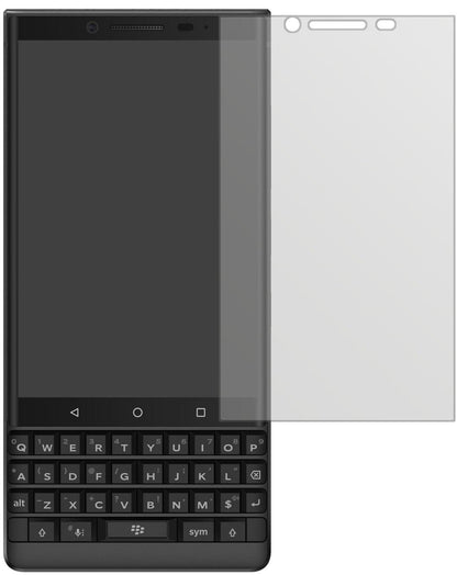 2x Schutzfolie matt für Blackberry Key 2 Display-S (2)