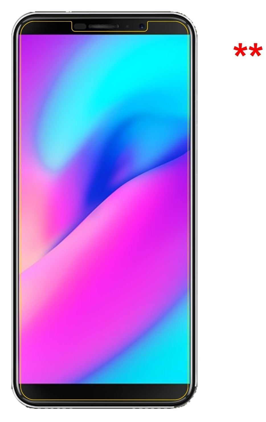 Blickschutzfolie für Cubot J3 Pro matt Schutzfolie (5)