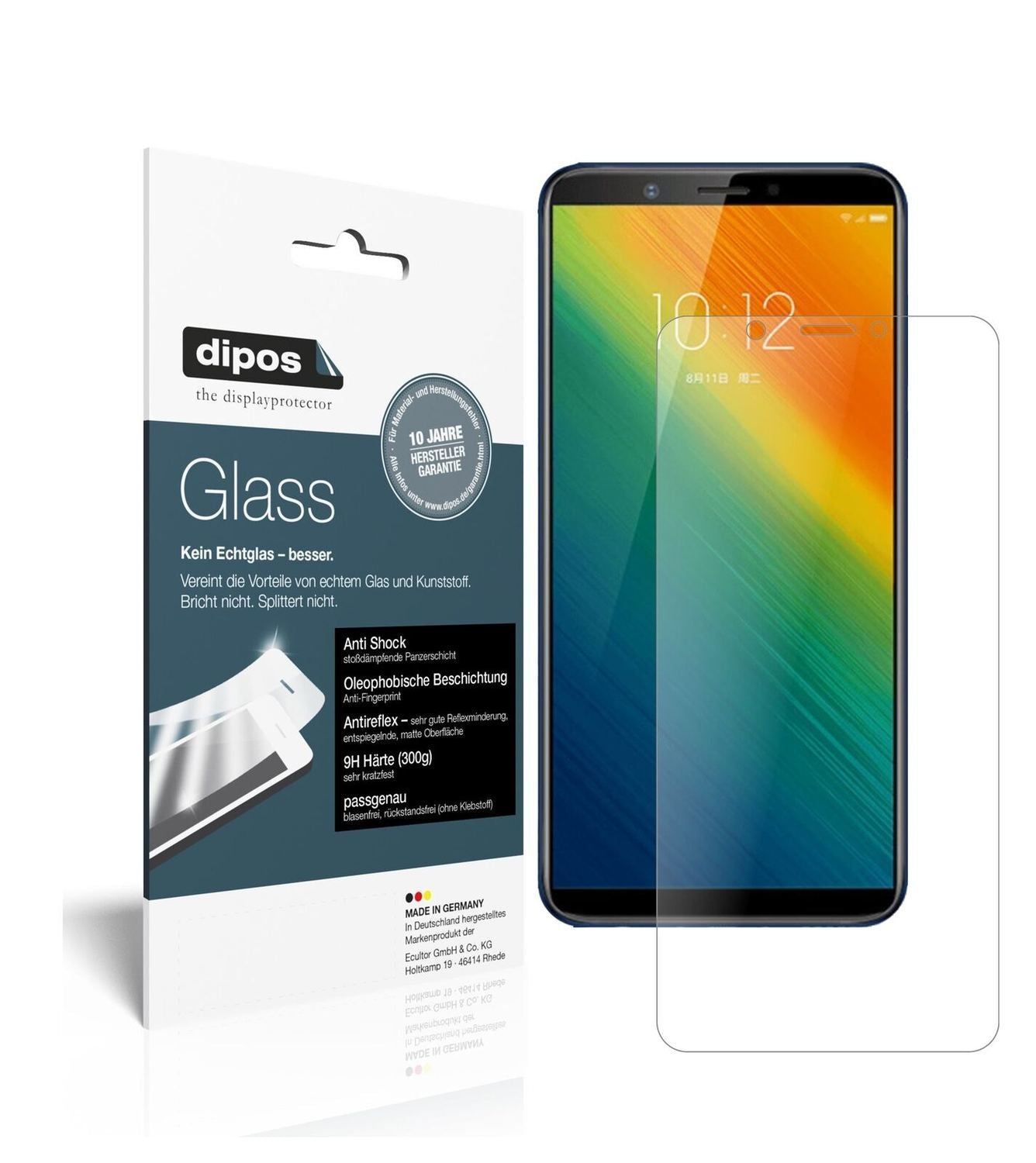 1x 9H Schutzfolie matt für Lenovo K5 Note 2018 Pan (2)