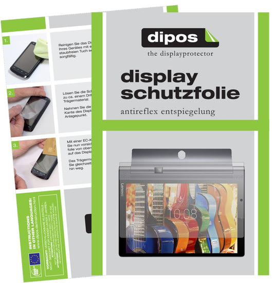 2x Schutzfolie matt für Lenovo Yoga Tab 3 Pro 10 D (1)