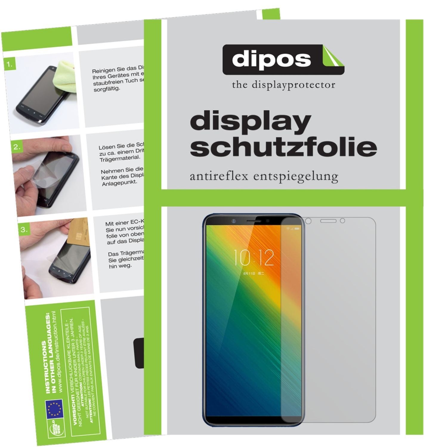 6x Schutzfolie matt für Lenovo K5 Note 2018 Displa (1)