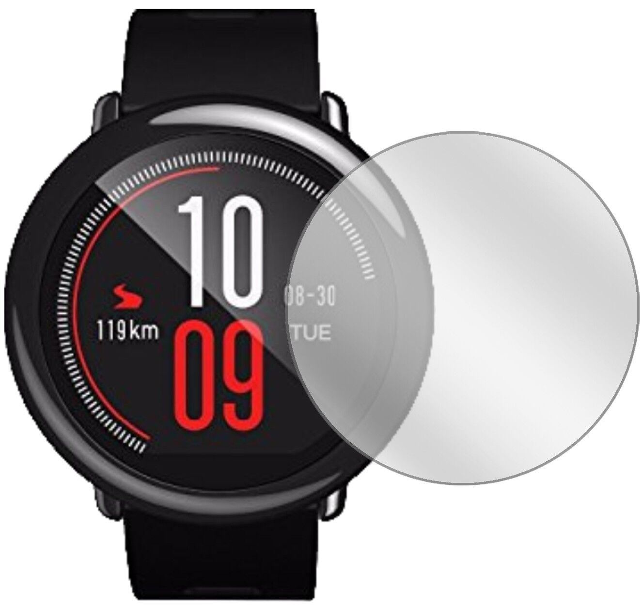 5x Schutzfolie klar für Huami Amazfit Pace Display (1)