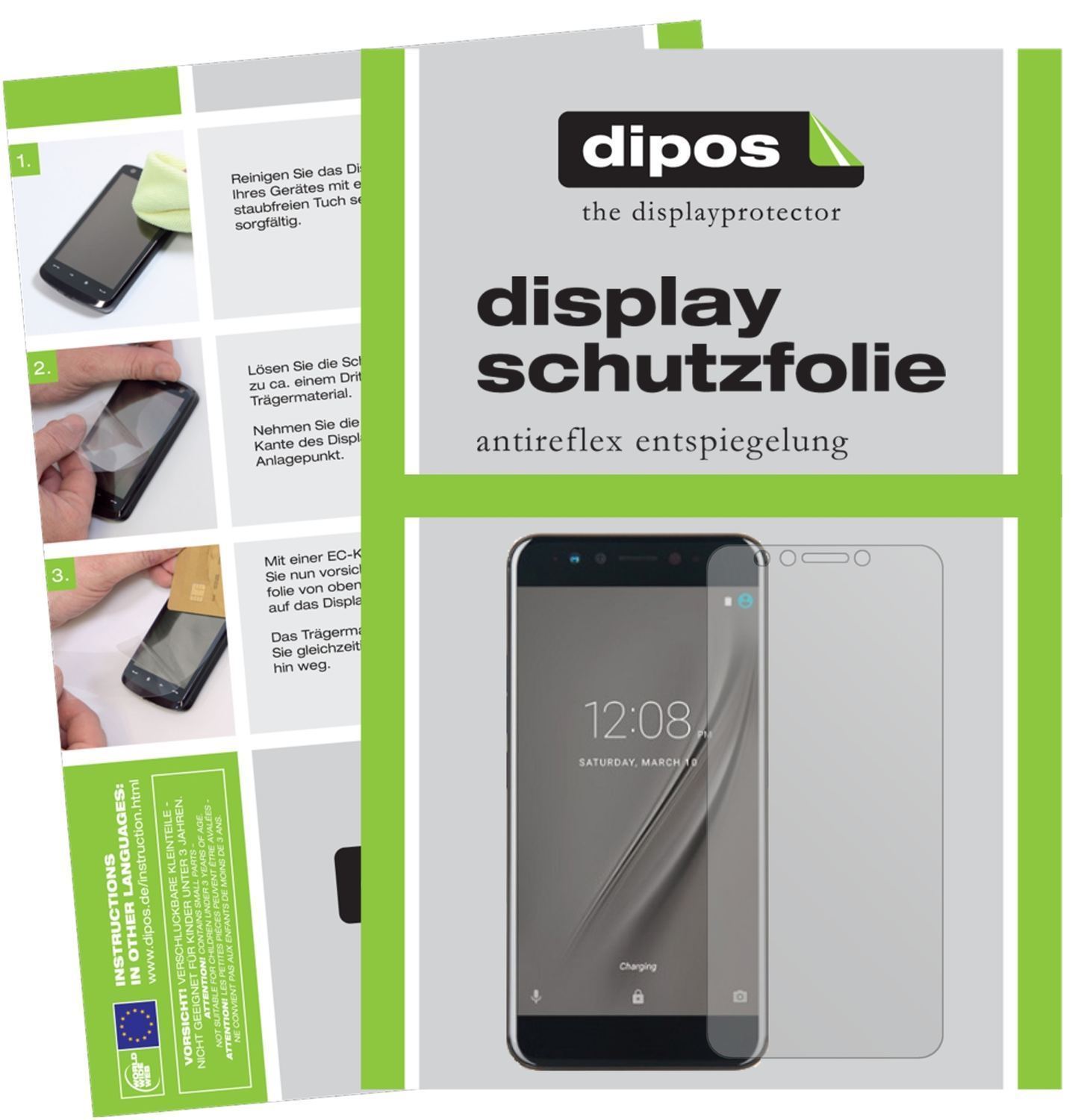 6x Schutzfolie matt für Gome K1 Display-Schutzfoli (1)