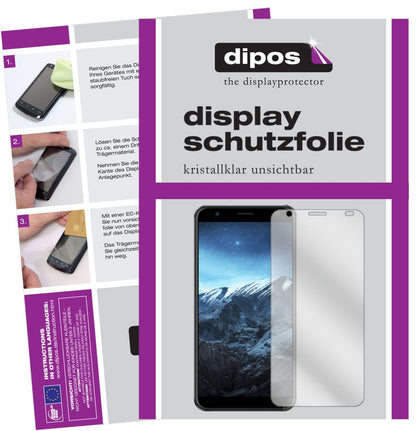 6x Schutzfolie klar für Konka D8 Display-Schutzfol (1)