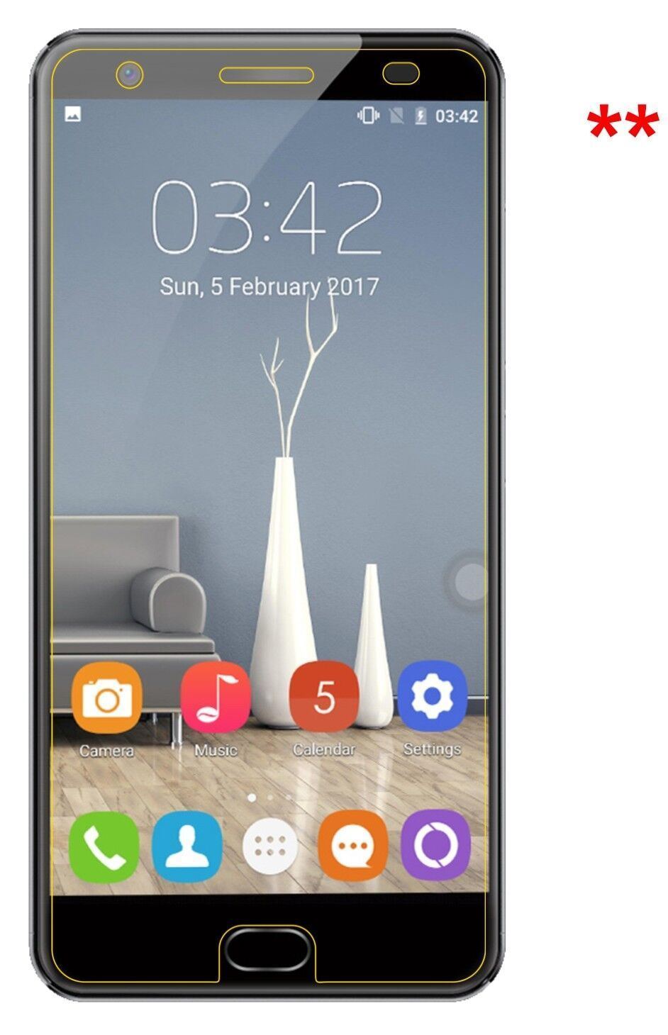 1x 9H Schutzfolie matt für Oukitel OK6000 Plus Pan (9)
