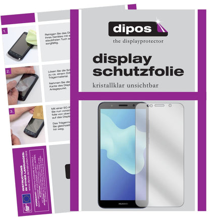 6x Schutzfolie klar für Huawei Y5 2018 Display-Sch (1)