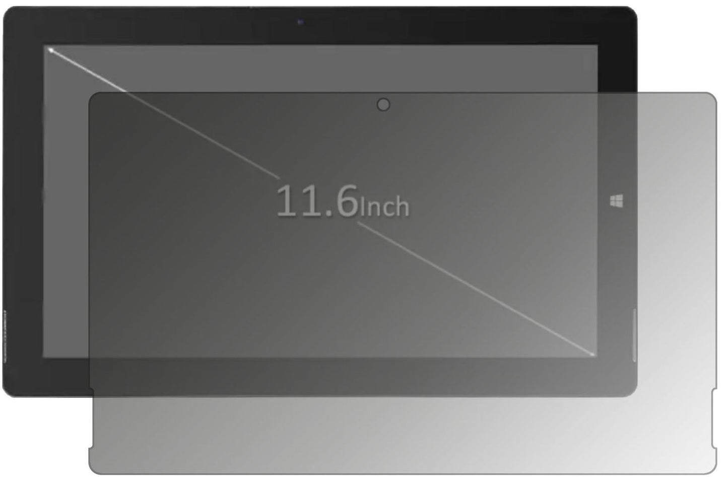 Blickschutzfolie für Jumper Ezpad 6 Plus matt Schu (2)