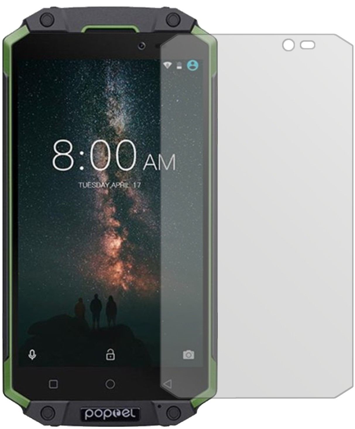 6x Schutzfolie matt für Poptel P9000 Max Display-S (2)
