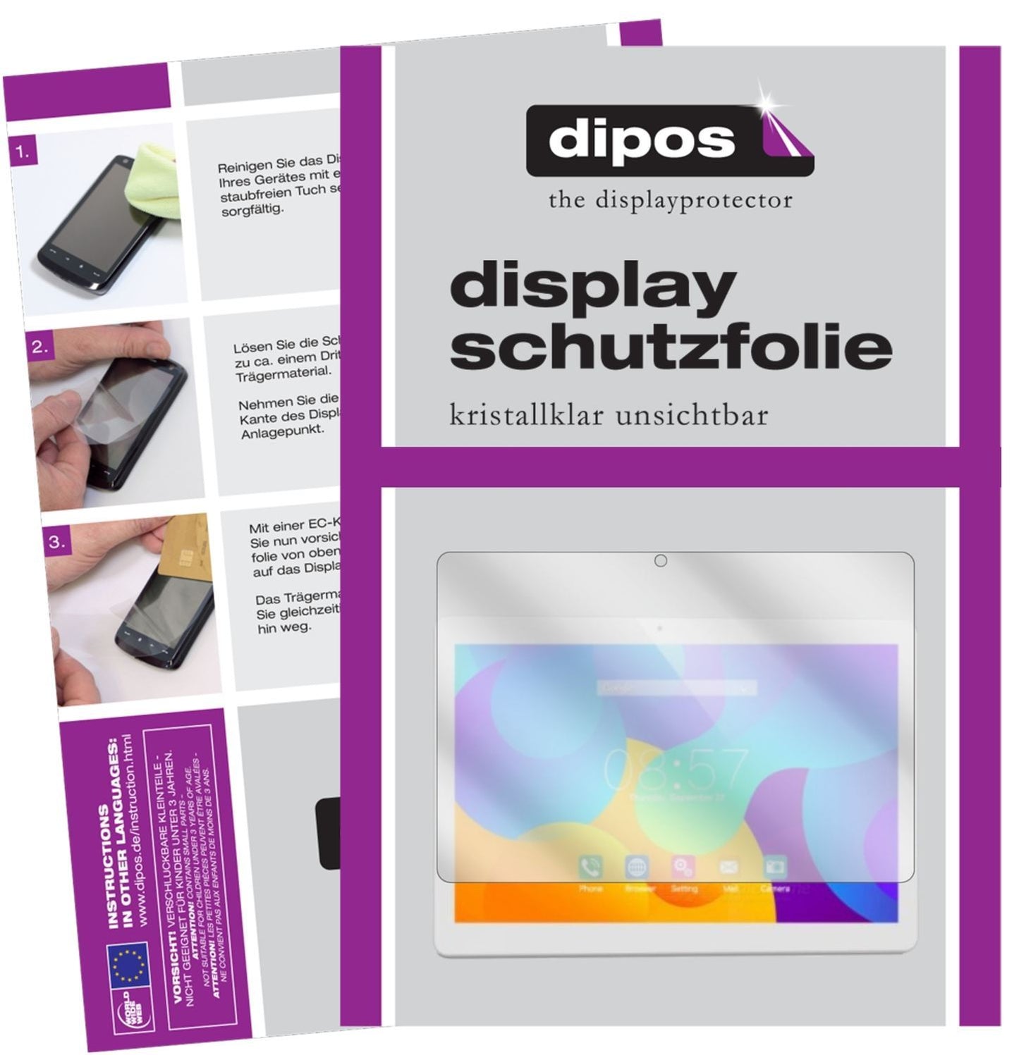 2x Schutzfolie klar für Cube M5 Display-Schutzfoli (1)