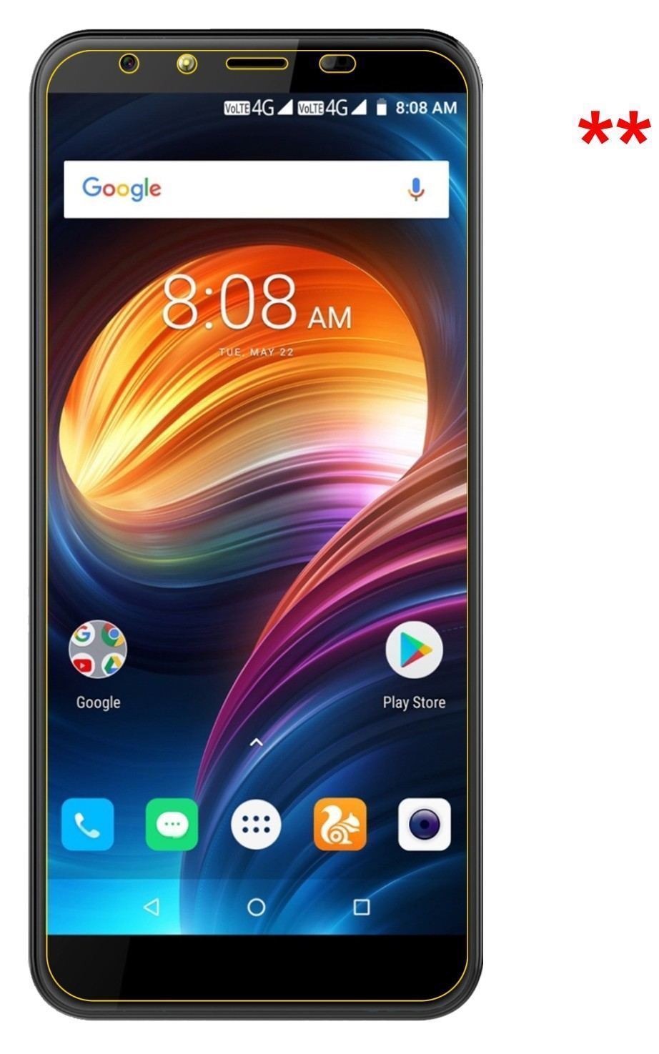6x Schutzfolie klar für iVooMi i2 Display-Schutzfo (5)