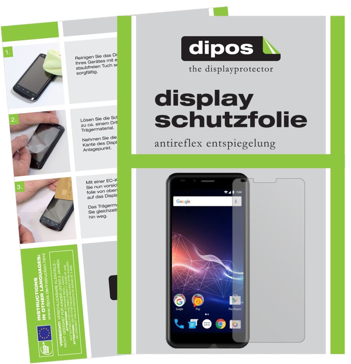 5x Schutzfolie matt für Vertex Impress Click 3G 20 (2)