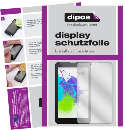 1x Schutzfolie klar für Pixus Touch 7 3G Display-S (2)