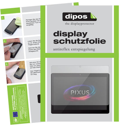 1x Schutzfolie matt für Pixus Vision 10.1 Display- (2)