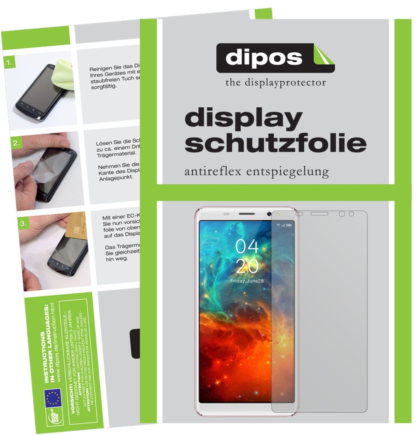 6x Schutzfolie matt für Gooweel S9 Display-Schutzf (1)
