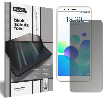 Blickschutzfolie für Meizu M8C matt Schutzfolie Pr (2)