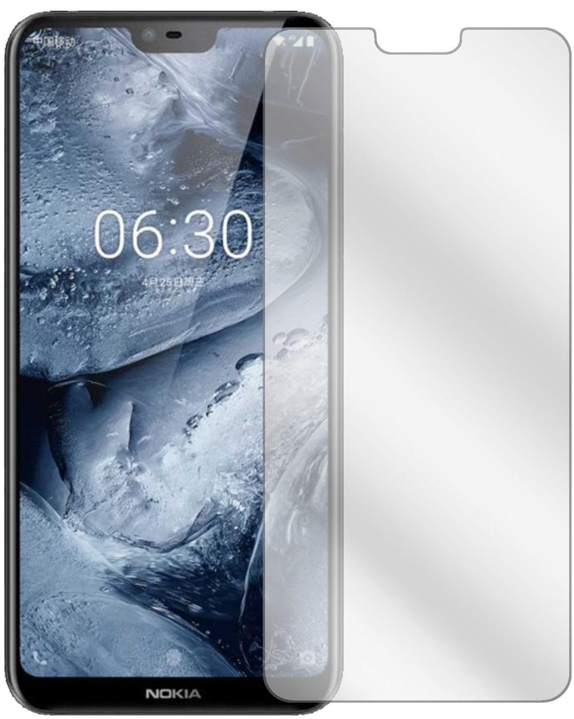 6x Schutzfolie klar für Nokia X6 2018 TA1099 Displ (2)