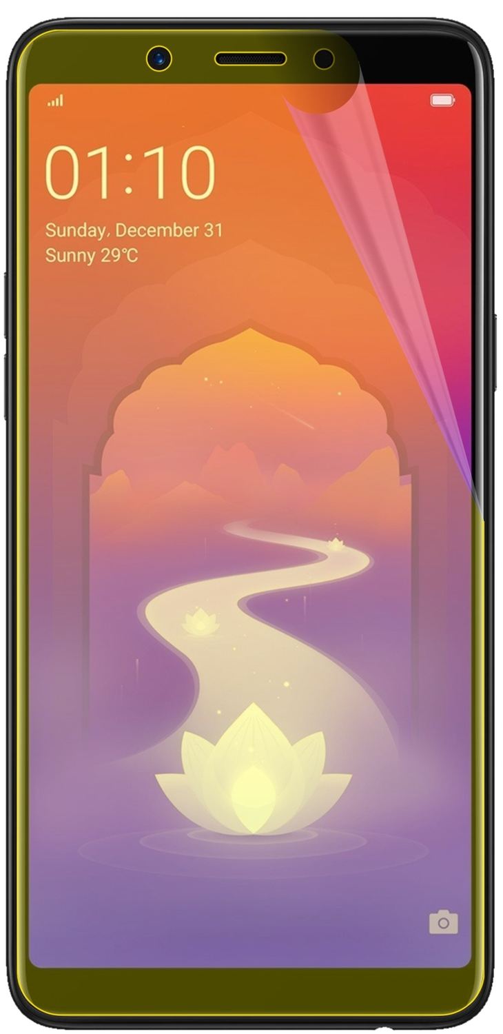 3x 3D Full Cover Schutzfolie für Oppo Realme 1 (3)