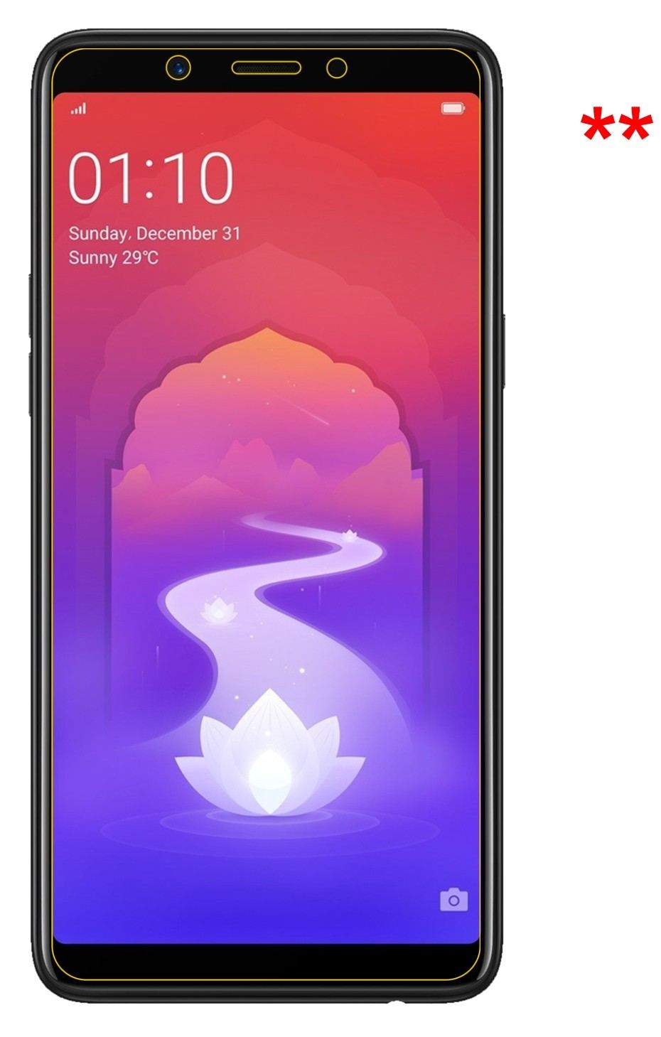 2x 9H Schutzfolie matt für Oppo Realme 1 Panzerfol (9)